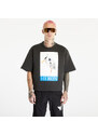 Pánské tričko HERON PRESTON Heron Bird Painted Padded Tee Black/ Blue