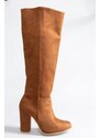 Fox Shoes Women's Tan Suede Boots