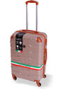 Cestovní kufr BERTOO Firenze - champagne L