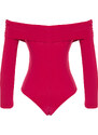 Trendyol Limited Edition Fuchsia Snap-on Knitted Bodysuit