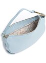 Coccinelle kožená kabelka přes rameno Priscilla medium světle modrá