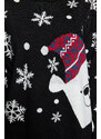 Trendyol Black Oversize Christmas Theme Knitwear Sweater