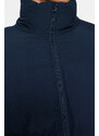 Trendyol Navy Blue Unisex Oversize Fit Stojatý límec Puffer Jacket