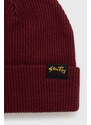 Čepice Stan Ray OG PATCH BEANIE vínová barva, z husté pleteniny, AW2317243