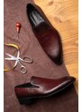 Ducavelli Alligator Genuine Leather Men's Classic Shoes, Loafers Classic Shoes, Loafers.