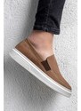 Ducavelli Menta Men's Genuine Leather Nubuck Sneakers, Loafers, Genuine Leather Sneakers, Men's Snakers.