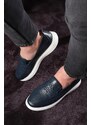 Ducavelli Stamped Genuine Leather Men's Casual Shoes, Loafers, Light Shoes, Summer Shoes.