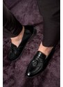 Ducavelli Tassel Genuine Leather Men's Classic Shoes, Loafers Classic Shoes, Loafers.