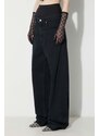 Džíny MM6 Maison Margiela Pants 5 Pockets dámské, high waist, S62LB0145