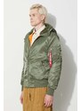 Bunda Alpha Industries MA-1 pánská, zelená barva, zimní, 158104.01