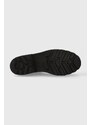 Kožené kotníkové boty A.P.C. pánské, černá barva