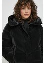 Péřová bunda Hetrego dámská, černá barva, zimní