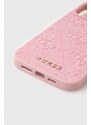 Obal na telefon Guess iPhone 15 Pro Max 6.7 růžová barva