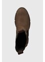 Semišové kotníkové boty Gant Monthike dámské, hnědá barva, na platformě, 27554390.G46