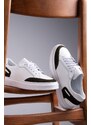 Ducavelli Tarona Men's Genuine Leather Sneakers, Lace-Up Sneakers, Genuine Leather Sneakers, Men's Sneakers.