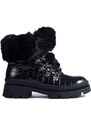 GOODIN Women's fur trappers Shelvt black