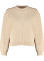 Trendyol Beige More Sustainable Thick, Fleece Inside, Stand-Up Collar Loose Knitted Sweatshirt