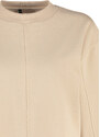 Trendyol Beige More Sustainable Thick, Fleece Inside, Stand-Up Collar Loose Knitted Sweatshirt