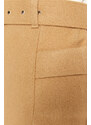 Trendyol Mink Belt Detailed Stamp Fabric Mini Woven Skirt