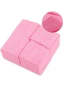 Lint Free Nail Pads Starnails, 5x5 -pink - netřepivé polštářky na nehty růžové, 250 ks