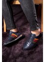 Ducavelli Line Genuine Leather Men's Casual Shoes, Casual Shoes, 100% Leather Shoes.