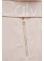 Bunda Calvin Klein Jeans dámská, béžová barva, zimní, oversize