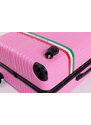 Cestovní kufr BERTOO Venezia - růžový set 4v1