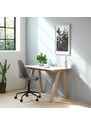 Šedá plastová kancelářská židle Unique Furniture Whistler