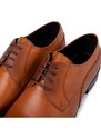 Ducavelli Elite Genuine Leather Men's Classic Shoes, Derby Classic Shoes, Lace-Up Classic Shoes.