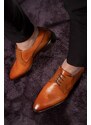 Ducavelli Elite Genuine Leather Men's Classic Shoes, Derby Classic Shoes, Lace-Up Classic Shoes.