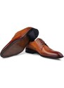 Ducavelli Elite Genuine Leather Men's Classic Shoes, Derby Classic Shoes, Lace-Up Classic Shoes.