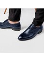 Ducavelli Sace Genuine Leather Men's Classic Shoes, Derby Classic Shoes, Lace-Up Classic Shoes.