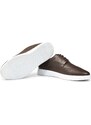 Ducavelli Night Genuine Leather Men's Casual Shoes, Summer Shoes, Lightweight Shoes, Lace-Up Leather Shoes.