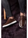 Ducavelli Night Genuine Leather Men's Casual Shoes, Summer Shoes, Lightweight Shoes, Lace-Up Leather Shoes.