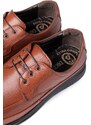 Ducavelli Poce Genuine Leather Comfort Orthopedic Men's Casual Shoes, Dad Shoes, Orthopedic Shoes.