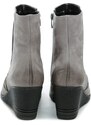 MintakaCZ Mintaka 2655032 šedé dámské zimní boty na klínku
