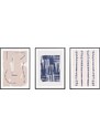 Set tří abstraktních obrazů Somcasa Marino 70 x 50 cm