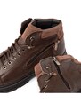 Ducavelli Ankle Genuine Leather Lace-up Rubber Sole Men's Boots, Zippered Boots.