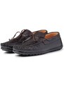 Ducavelli Bordeaux Genuine Leather Men's Casual Shoes, Loafers, Lightweight Shoes.