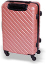 Cestovní kufr BERTOO Roma - růžový L