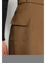 Trendyol Khaki Accessorized Woven Short Skirt