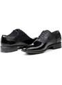 Ducavelli Tuxedo Genuine Leather Men's Classic Shoes Black