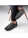 Ducavelli Reale Genuine Leather Men's Casual Shoes, Shearling Insole, Winter Shearling Shoes.