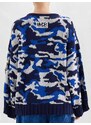 #VDR Camouflage Blue svetr