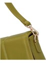 DIANA & CO Módní dámská malá kabelka na rameno s prošíváním Azalea, avokádová zelená