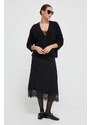 Vlněný svetr Polo Ralph Lauren černá barva
