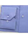 Willsoor Pánská košile slim fit modré barvy s jemným pruhovaným vzorem 15635