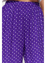 Trendyol 2-Pack Polka Dot Patterned Viscose Woven Pajama Bottoms