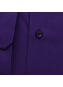 Willsoor Elegantní pánská klasická košile v tmavě fialové barvě 15656