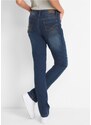 bonprix Termo strečové džíny STRAIGHT Modrá